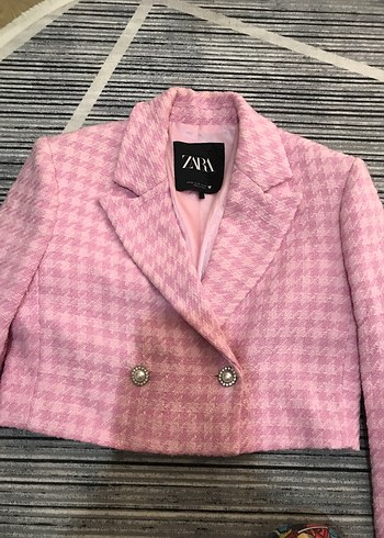 Zara Kazayağı Desenli Blazer