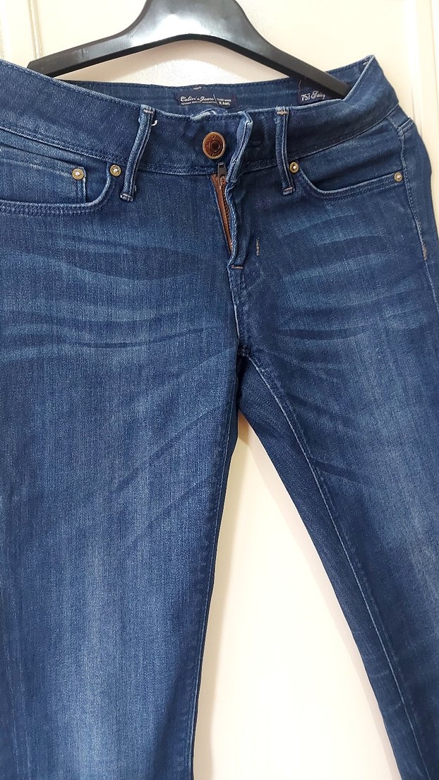 Lacivert Kadın Denim Dar Kesim Jean - Görsel 3