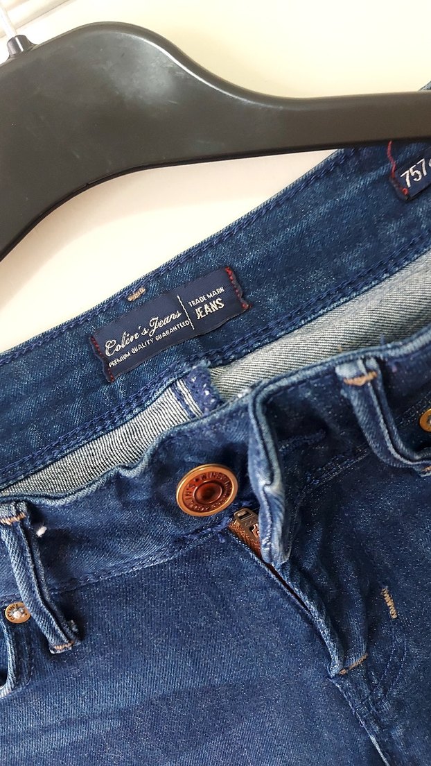 Lacivert Kadın Denim Dar Kesim Jean - Görsel 2