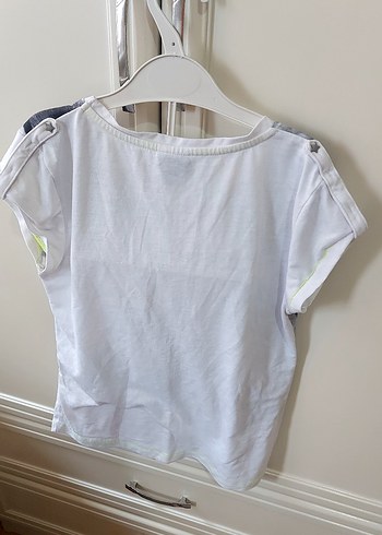 Kız Çocuk Baskılı Kısa Kollu Tişört - Görsel 3