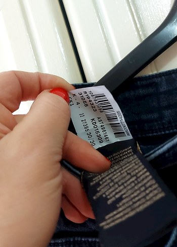 Lacivert Midi Boy Kadın Denim Jean - Görsel 3