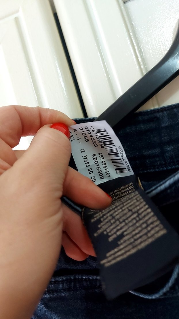 Lacivert Midi Boy Kadın Denim Jean - Görsel 3