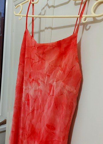 Uzun Askılı Abiye Elbise - Görsel 2