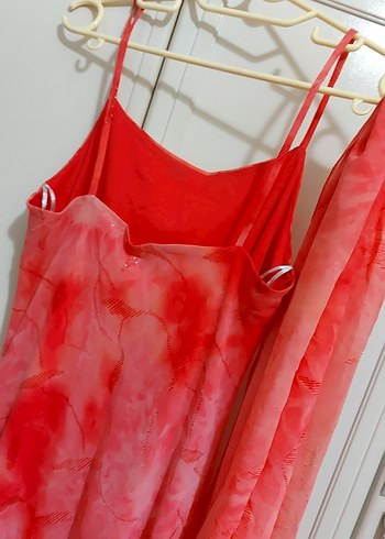 Uzun Askılı Abiye Elbise - Görsel 5