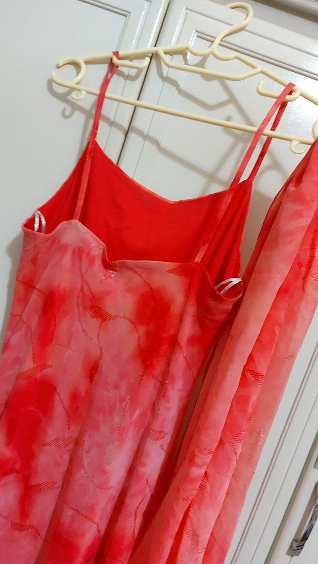 Uzun Askılı Abiye Elbise - Görsel 5