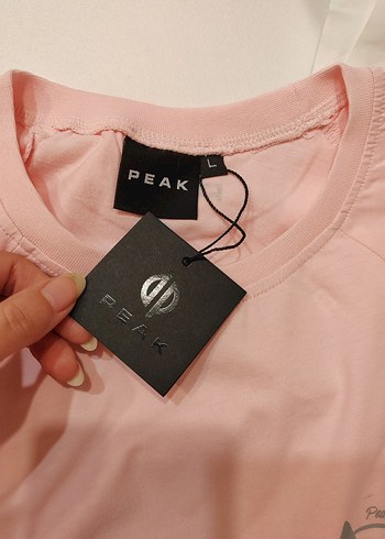 Pembe Pamuklu günlük ve spor Tişörtü, Uzun Kollu - Görsel 6