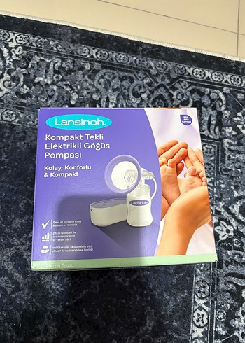  Beden Lansinoh Kompakt Tekli Elektrikli Göğüs Pompası