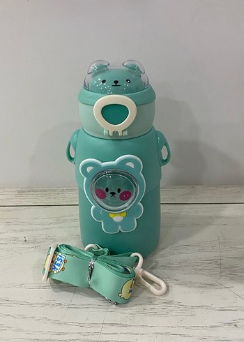 Çocuk ÇELİK Renkli Termos Matara 500ml - Görsel 8