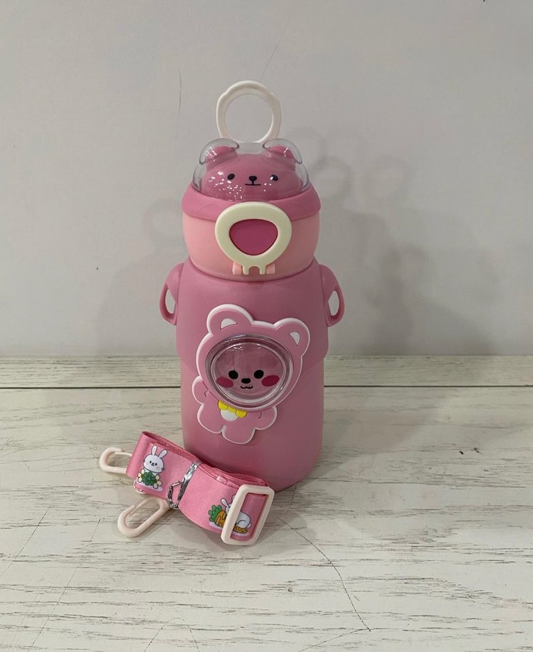 Çocuk ÇELİK Renkli Termos Matara 500ml - Görsel 5