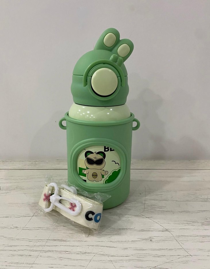 Çocuk ÇELİK Renkli Termos Matara 500ml - Görsel 4