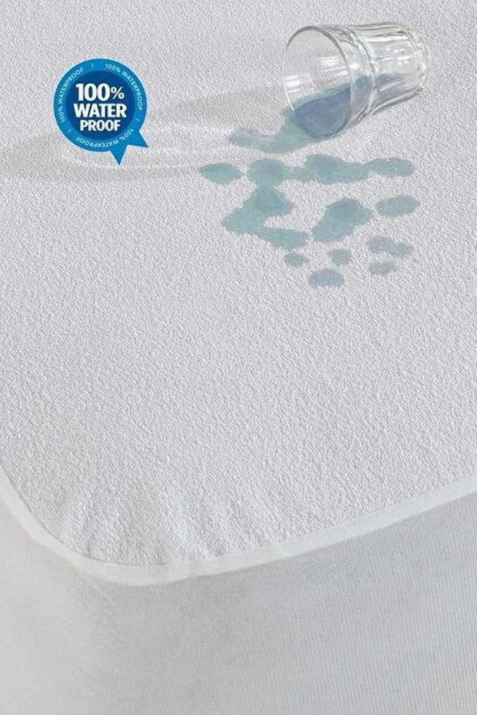 Sıvı Geçirmez Baskılı Yatak Koruyucu Tek kişilik ALEZ 120x200 - Görsel 3