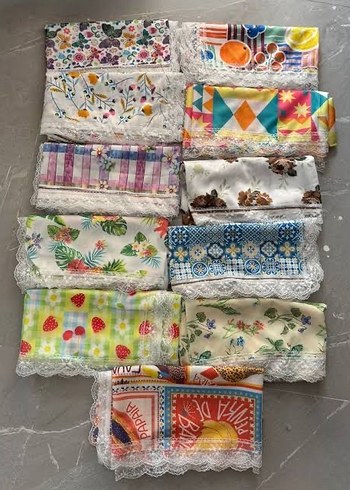 150x150 leke tutmaz güpürlü jarse sofra bezi masa örtüsü - Görsel 2