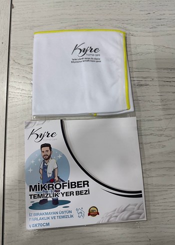 kadir ezildi kyra marka Mikrofiber Yer Bezi 50x70 cm - Görsel 2