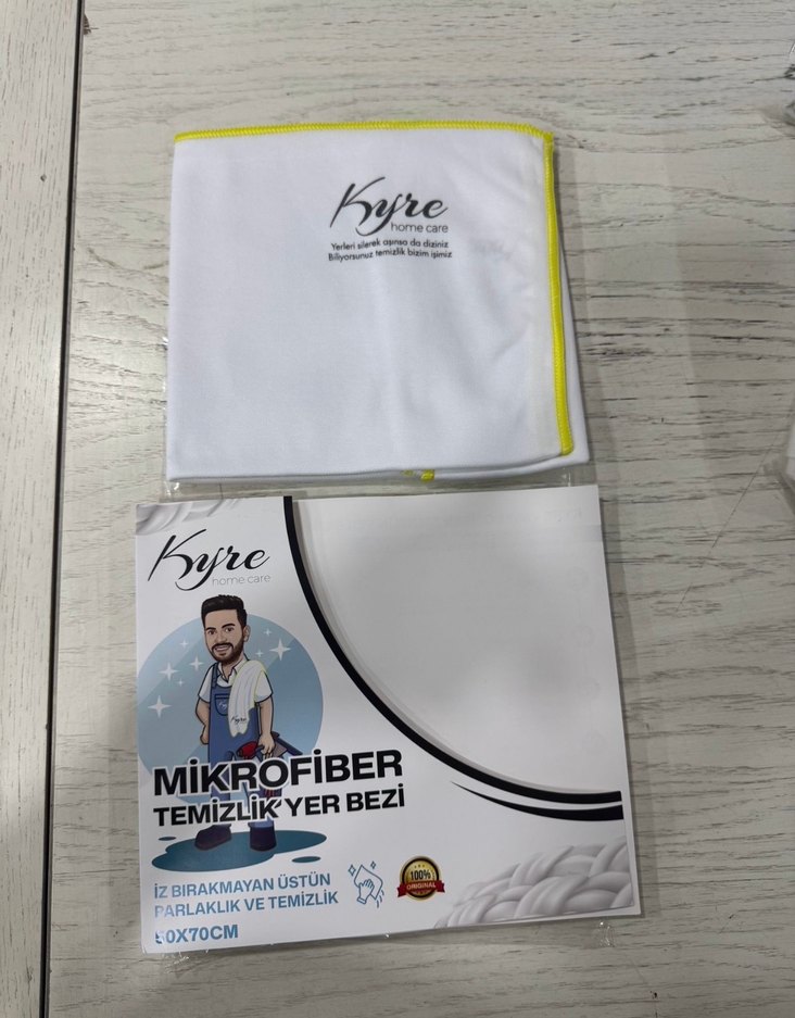 kadir ezildi kyra marka Mikrofiber Yer Bezi 50x70 cm - Görsel 2