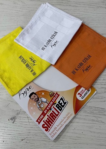 Kadir ezildi kyra 3'lü Mikrofiber Temizlik Bezi Seti - Görsel 2