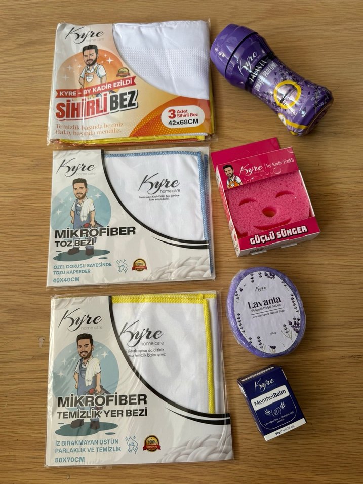 Kadir ezildi kyra 3'lü Mikrofiber Temizlik Bezi Seti - Görsel 3