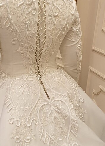 Henna Gelinlik Aslı Kaftan Tesettür Gelinlik