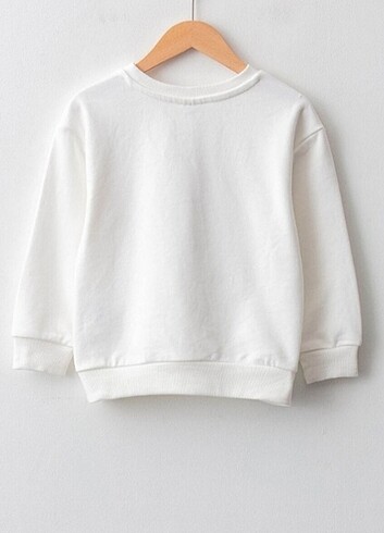 LC Waikiki Unicorn baskılı uzun kollu kız çocuk sweatshirt