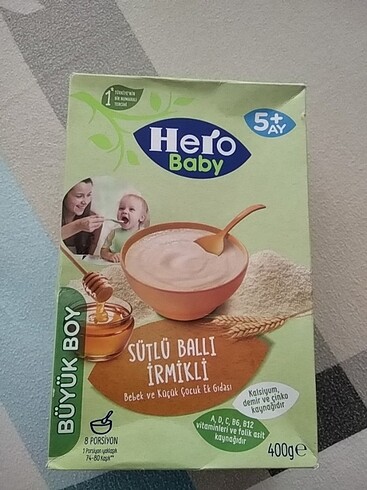 Diğer Hero baby Sütlü ballı irmikli bebek ve çocuk ek gıda