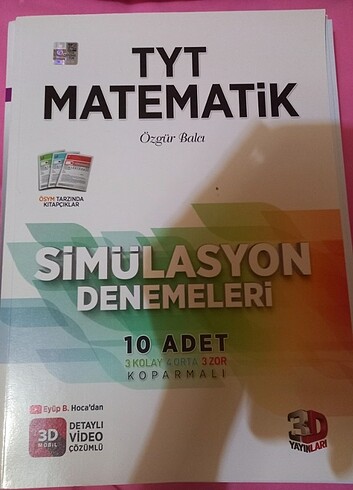 Tyt matematik denemesi 3d yayını