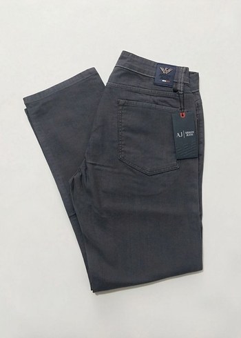 Erkek Gri Regular Fit Denim Pantolon - Görsel 2