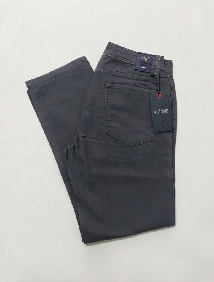 Erkek Gri Regular Fit Denim Pantolon - Görsel 2