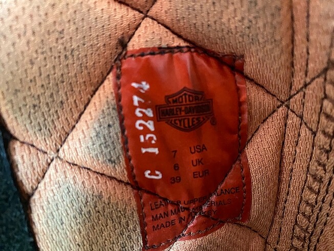 39 Beden Orjinal Harley Davidson