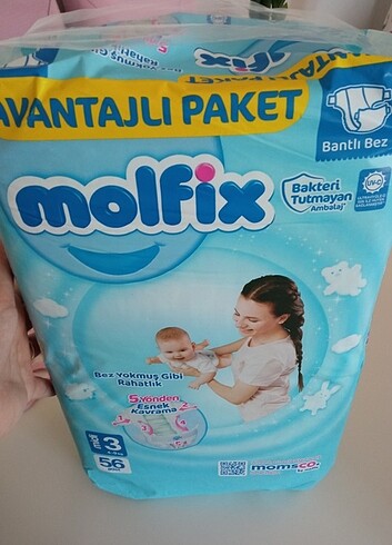 Molfix 3 numara bebek bezi