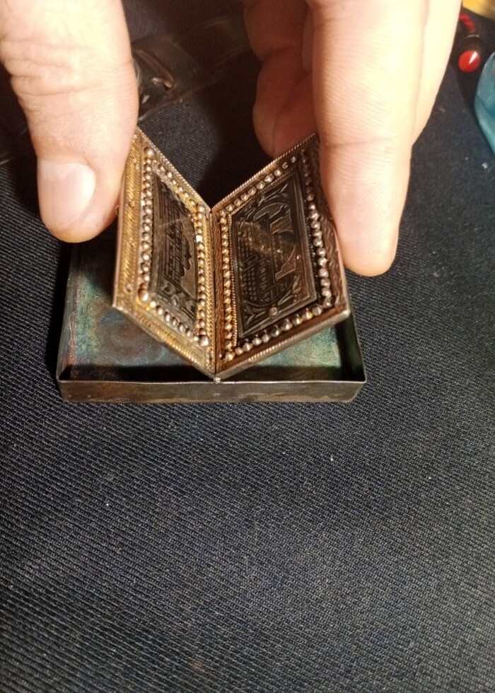 Çift gözü Enfiye Kutusu  - Görsel 3