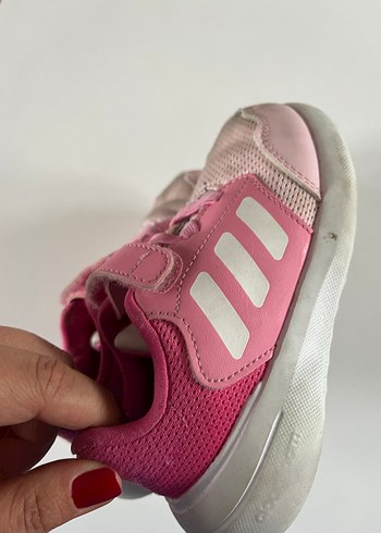 Adidas Çocuk Pembe Cırt Cırtlı Spor Ayakkabı