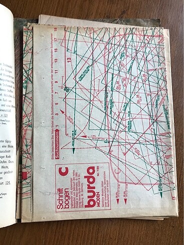 Orijinal Alman Baskı Burda 1989