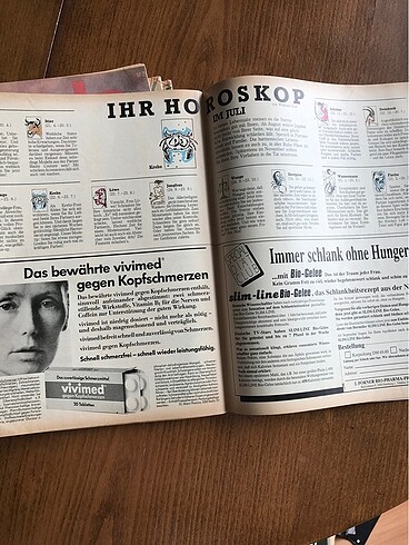 Beden Orijinal Alman Baskı Burda 1989