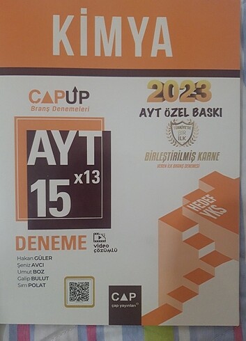 Beden AYT KİMYA DENEMELER