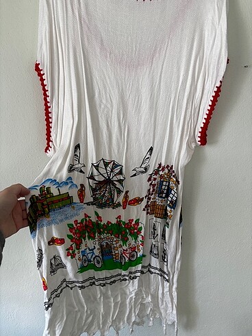 Kadın yazlık plaj elbisesi - Görsel 3