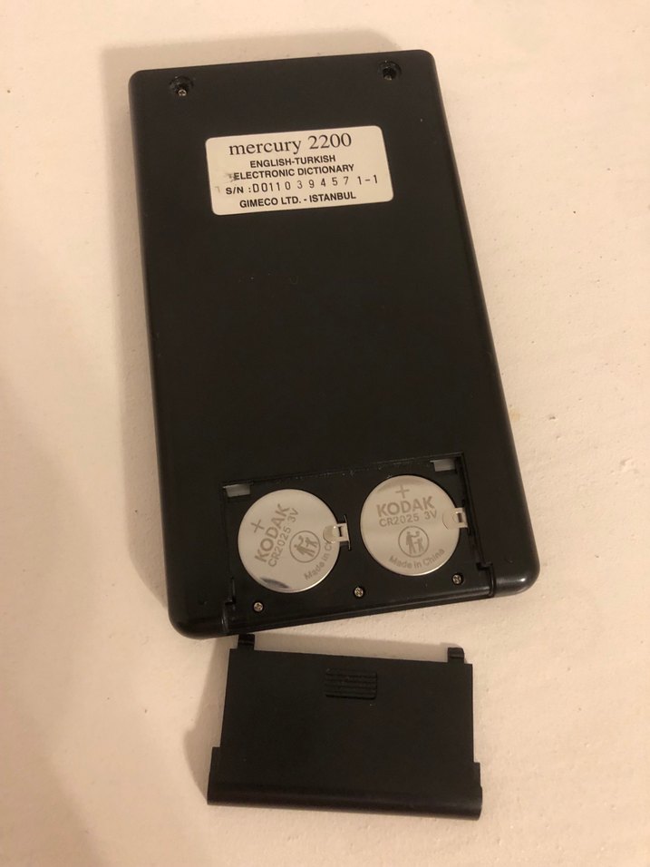 Sarı-Siyah Elektronik Sözlük Klavyesi - Görsel 5