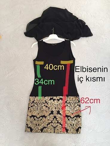 l Beden Ayhan siyah mini abiye elbise L beden