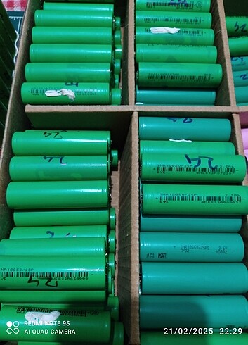 MATKAPLARA SCOOTERLERE 18650 EVE INR 20A 2400-2500