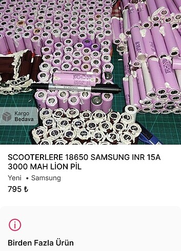Beden SCOOTERLERE, ROBOT SÜPÜRGE PİLLERİDİR