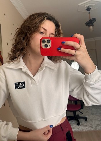 Kadın Uzun Kollu Sweatshirt - Görsel 3