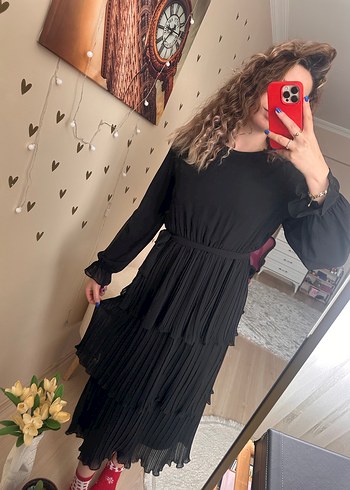 Fırfırlı elbise - Görsel 6