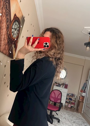 Lacivert Kadın Blazer Ceket - Görsel 4