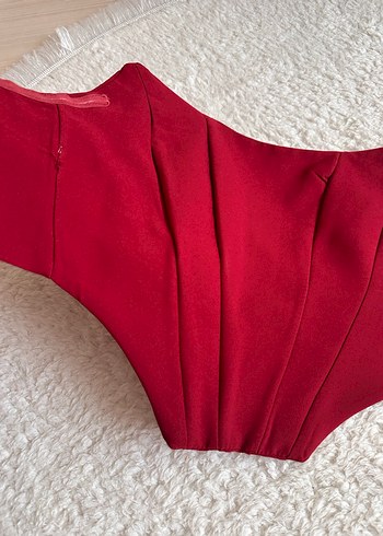 Bordo Straplez  Kadın Büstiyer - Görsel 7