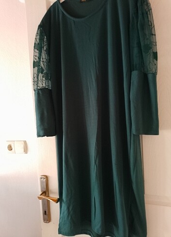 46 Beden yeşil Renk Bayan elbise