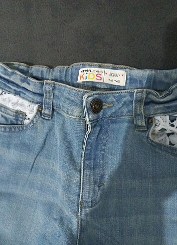 8 Yaş Beden mavi Renk Çocuk jeans