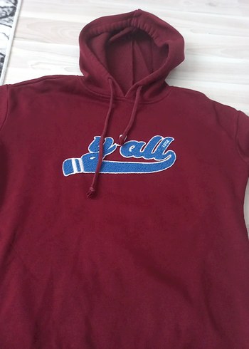 Koton Bordo kapüşonlu switshirt