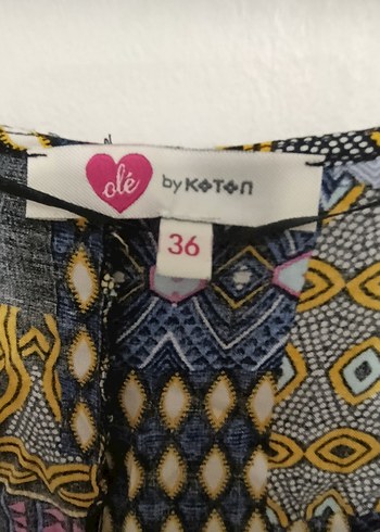 Desenli Kadın  Elbise - Görsel 4