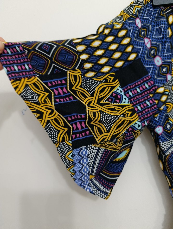 Desenli Kadın  Elbise - Görsel 3