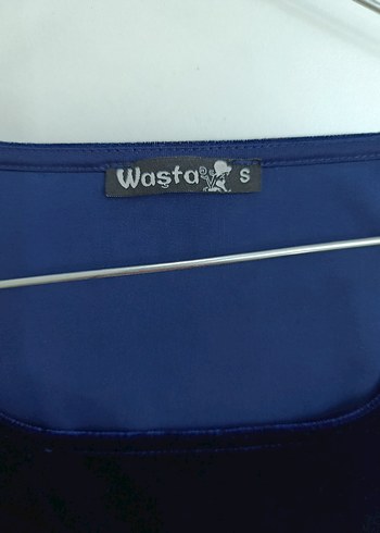 Lacivert Kadife Elbise - Görsel 4