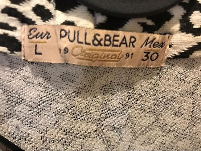 Pull and Bear Pull and Bear leopar hırka