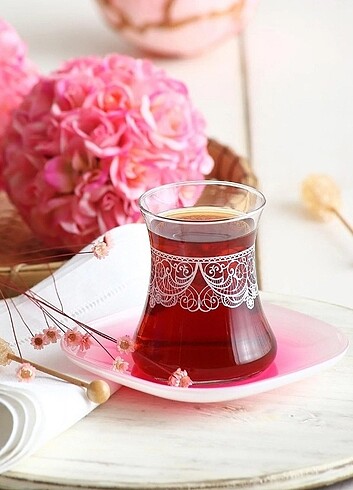 Lav Dantela Çay Seti